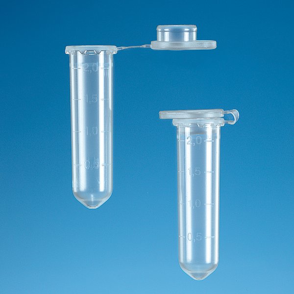 [1472171] Microcentrifuge tube, BRAND, clear, 2,0 ml, round