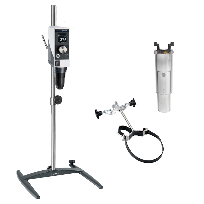 Overhead stirrer, Heidolph Hei-TORQUE Safety Core, 25 liters, complete package