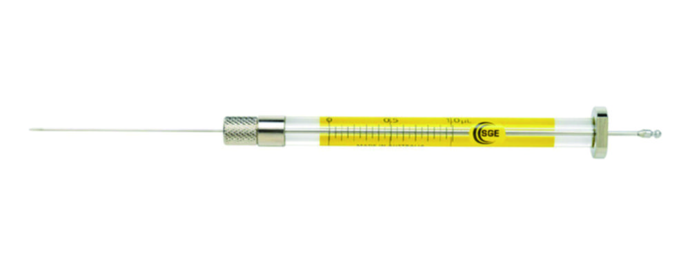 GC syring, gauge 23 (0.63 mm), fixed needle, 10 µl