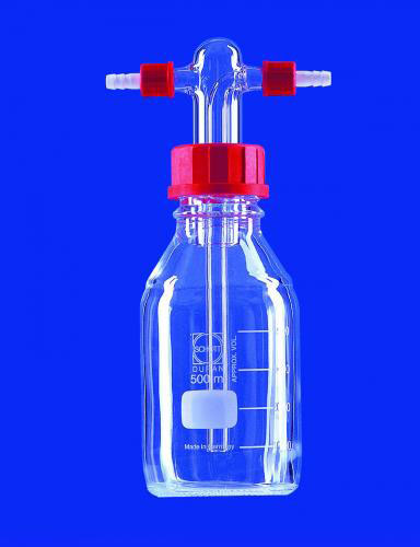 [6073489] Gas Washbottles to Drechsel, GL45, 500 ml