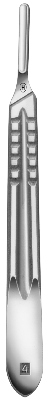 Scalpel handle no. 4 135 mm