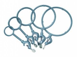 Ring with bosshead, O.D.:70mm, powder coated