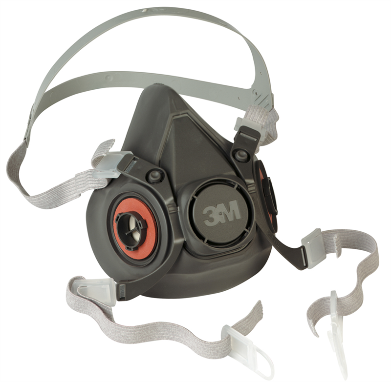 [6202382] Half mask, 3M 6100, TPE, bajonet, size S