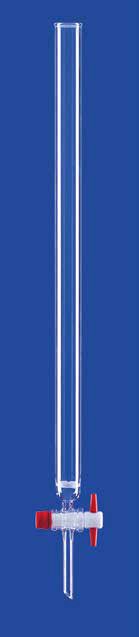 Chromatography column with frit, Lenz-Laborglas, 800 mm, Ø40 mm, 1000 mL
