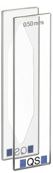 Cuvette 106-QS, 0.5mm quartz glass SUPRASIL®
