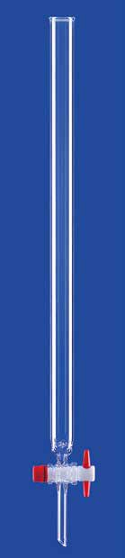 Chromatography column without frit, Lenz-Laborglas, 400 mm, Ø20 mm, 125 mL