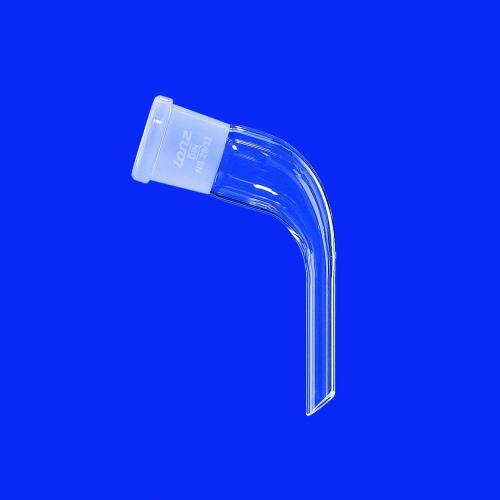 Delivery adapter, bent, socket NS 24/29, 65 mm