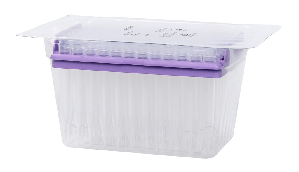 [6224347] Optifit-Pipette tips, Sartorius, 50-1200 µl, length 71,5 mm, refill pack with 10x96 pcs.