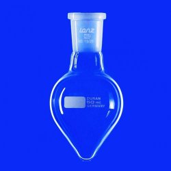 Pear shaped flask, socket NS19/26, 100 ml