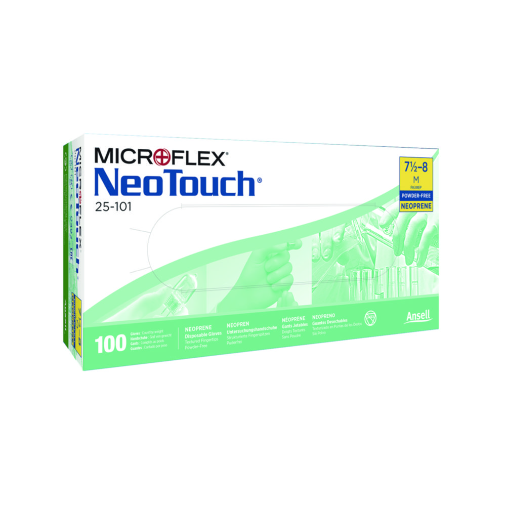 [6229607] Neoprene gloves, Ansell Healthcare MICROFLEX NeoTouch 25-101, size M (7,5-8)
