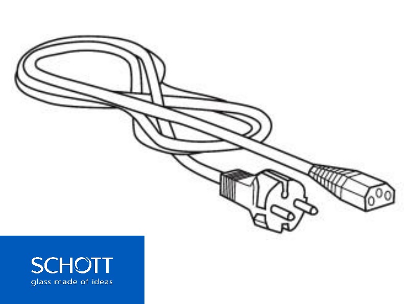Line cord EU, 1.8m, KL1500, KL1600 and KL2500