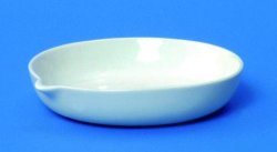[6231540] LLG porcelain evaporating dish, low, Ø100x25mm, 11