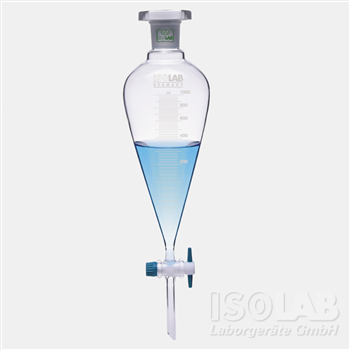 Sqiubb separat.funnels 500ml w/graduations teflo
