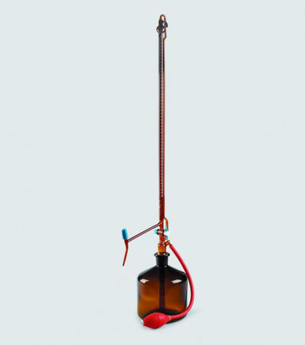 [6238473] Automatic burette 10:0.02 ml, amber glass,cl.AS, w