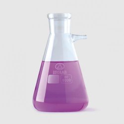 Filter flask 1000 ml, with glass nozzle, erlenmeye