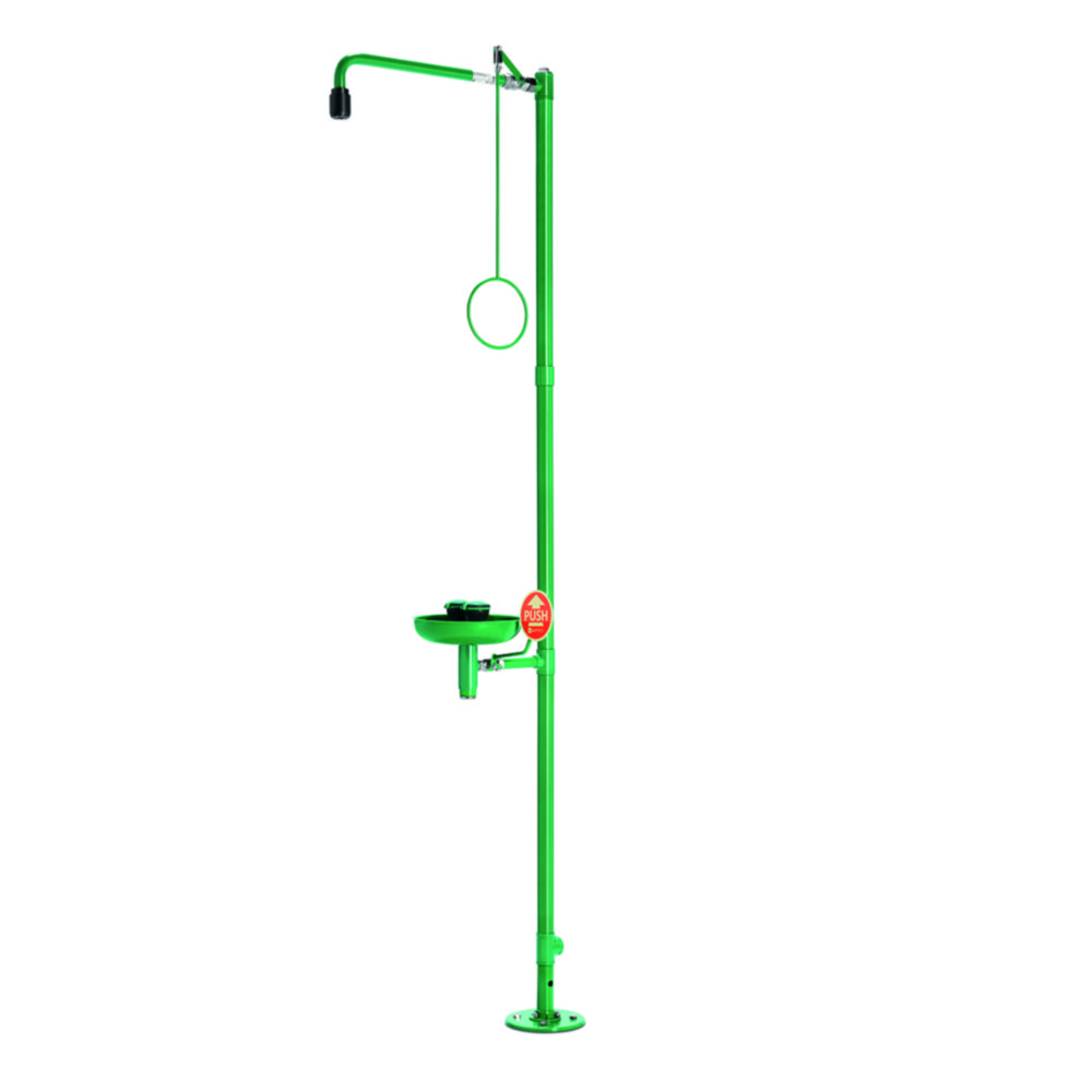 [6239810] Freestanding emergency shower with bowl, B-safety classicline, bottom mounting