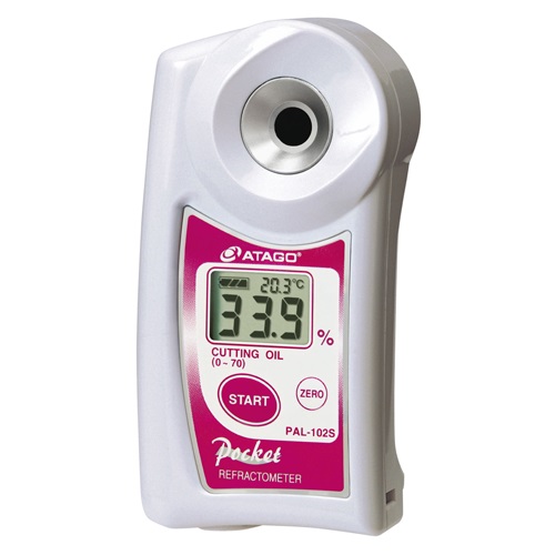 Dig. hand-held refractometer PAL-102S for cut oil