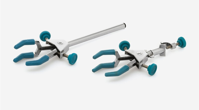 Clamp, 3 prongs jaw opening 0-70mm jaws PVC-coated