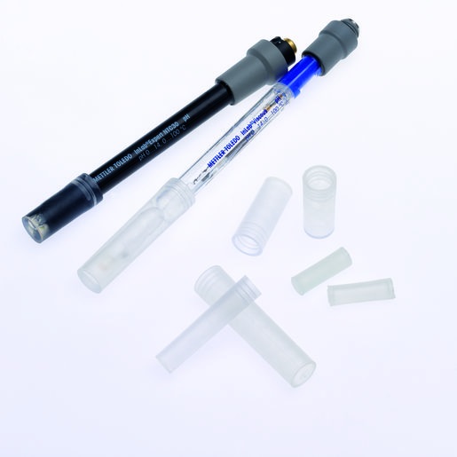 Electrode storage vial, Mettler-Toledo, Laprene plastic, for Ø3 mm