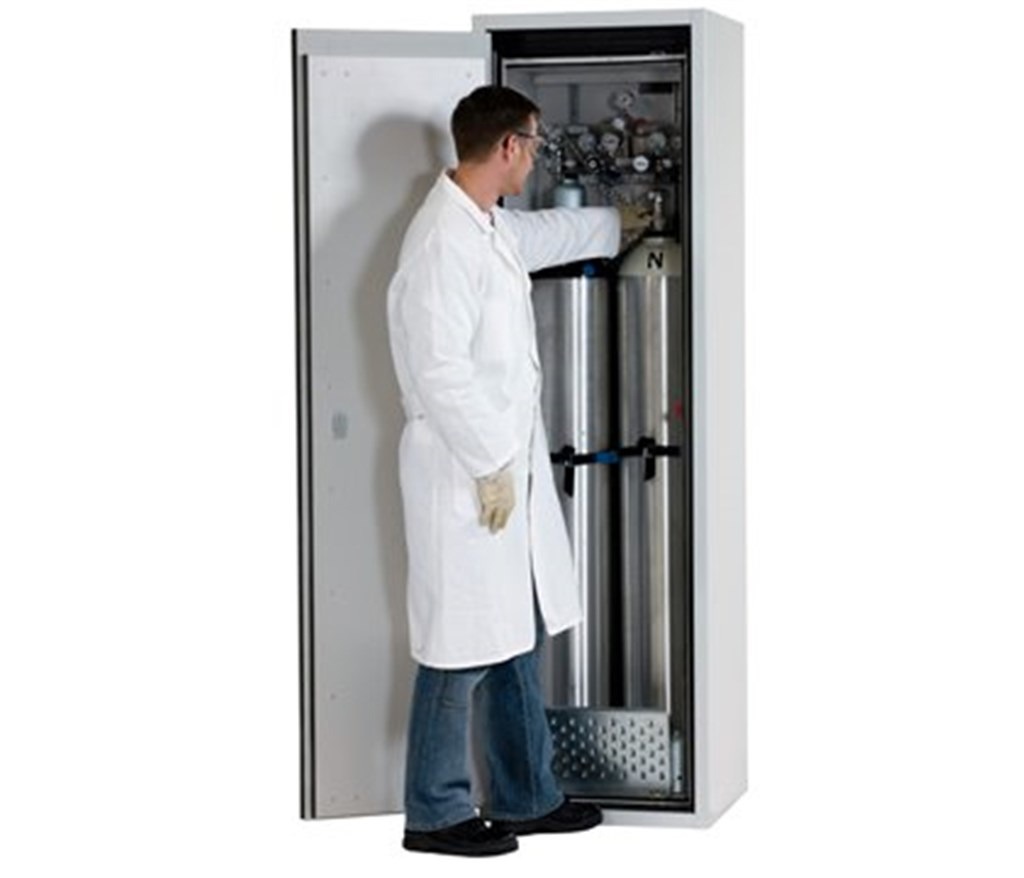 [6261842] Gas Cylinder Safety Cabinet, Asecos G-ULTIMATE-90, width 60 cm, for 2x50 L