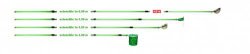 Telescope rod from fibre glass, 150 to 500 cm
