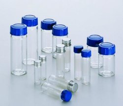 Sample jar 20ml, Ø27x50mm, aluminium screw cap