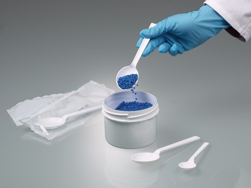 SteriPlast Bio sample spoon 127 mm PE, 2.5 ml