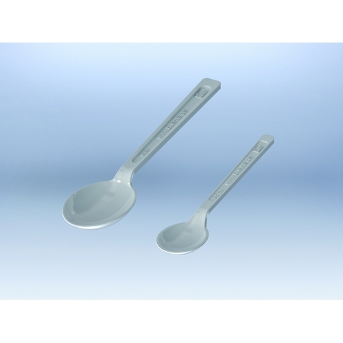 LaboPlast Bio sample spoon 127mm PE, green, 2.5 ml