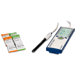 Conductivity meter, Mettler-Toledo Seven2Go S3-Std-Kit, with electrode