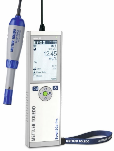 [6265264] Dissolved oxygen meter DO, Mettler-Toledo Seven2Go Pro S9-Std-Kit, w. sensor