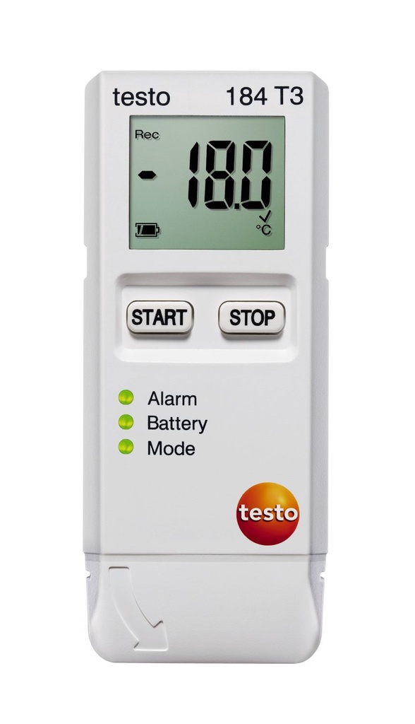 Testo 184 T3 USB-datalog, temp.: -35 til 70°C