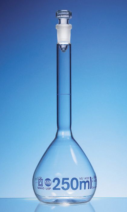 [6265775] Vol.flask 2000 ml, NS 29/32 BLAUBRAND, cl.A, USP