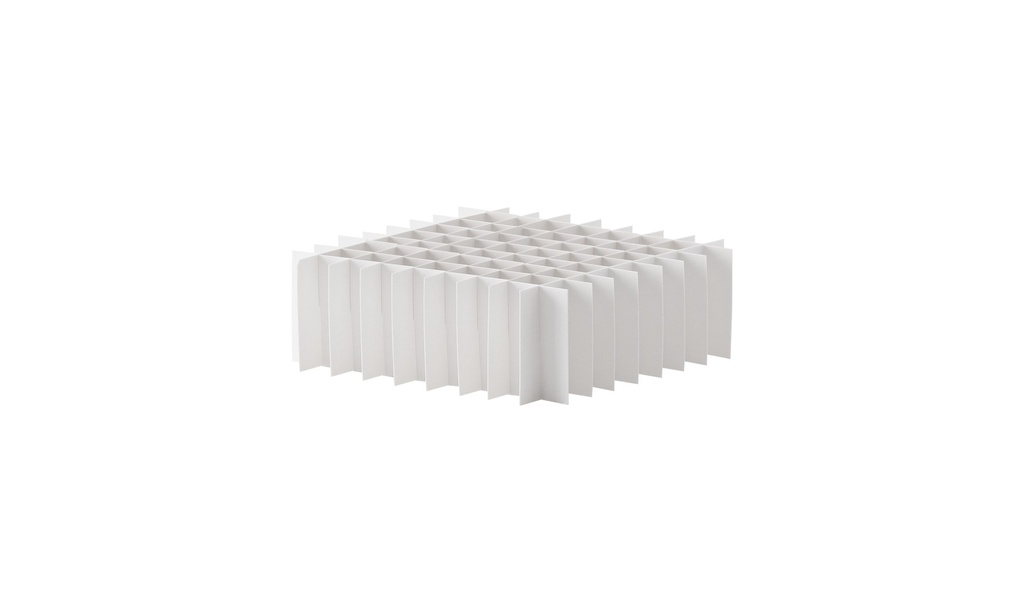 Grid divider, TENAK, 133 x 133 mm, 40 mm high, 8 x 8 cells