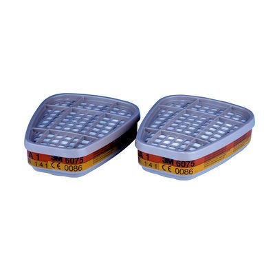 Gas-, vapour filter, 3M 6075, A1+Formaldehyd, cartridge, bajonet
