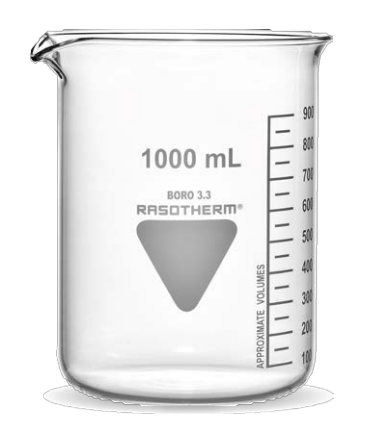 [6270091] Beakers 2000 ml, low form, Ø 132 x 185 mm