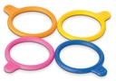 [6270519] Bottle tag GL 56 silicone, purple, pack of 20