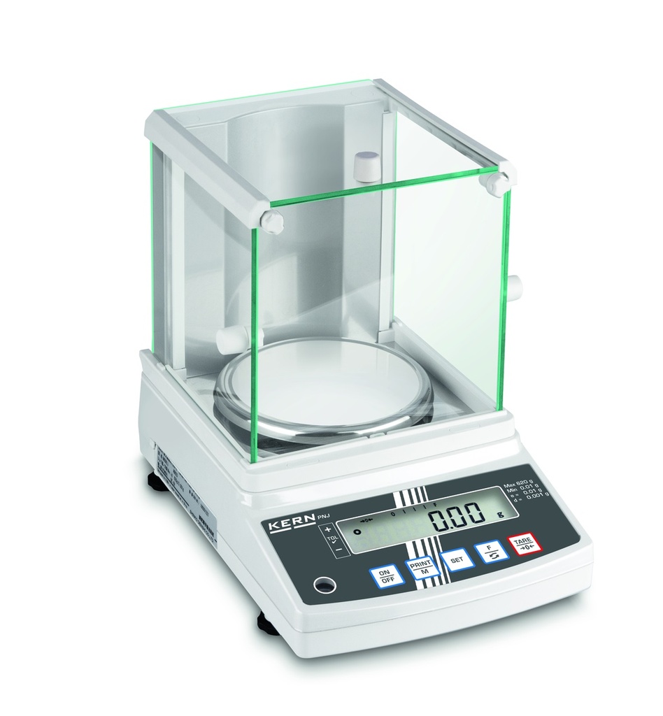 Precision balance PNJ 600-3M 620g/0,001 g, Ø140mm