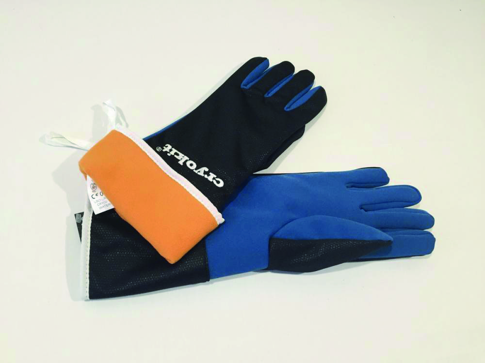 Cryo protection gloves, tec-lab Cryokit 550, size 10