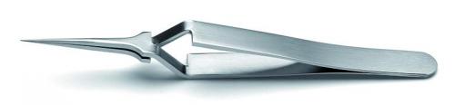 Reverse action tweezers, type 3X.SA, sharp, 120 mm