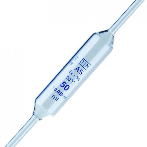 Volumetric pipettes, LLG, cl. AS, 520 mm, 25 ml, 10 pcs.