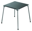 Stainless 4-foot with Ceramic plate 200x200 mm