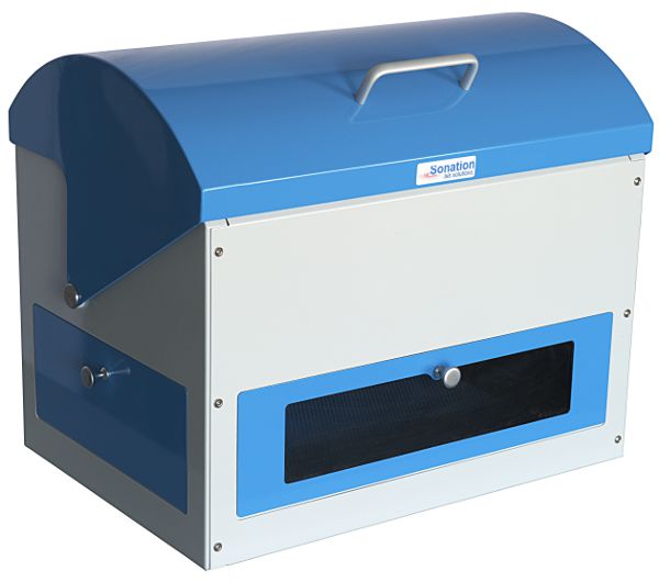 Noise reduction box, for ultrasonic baths size S