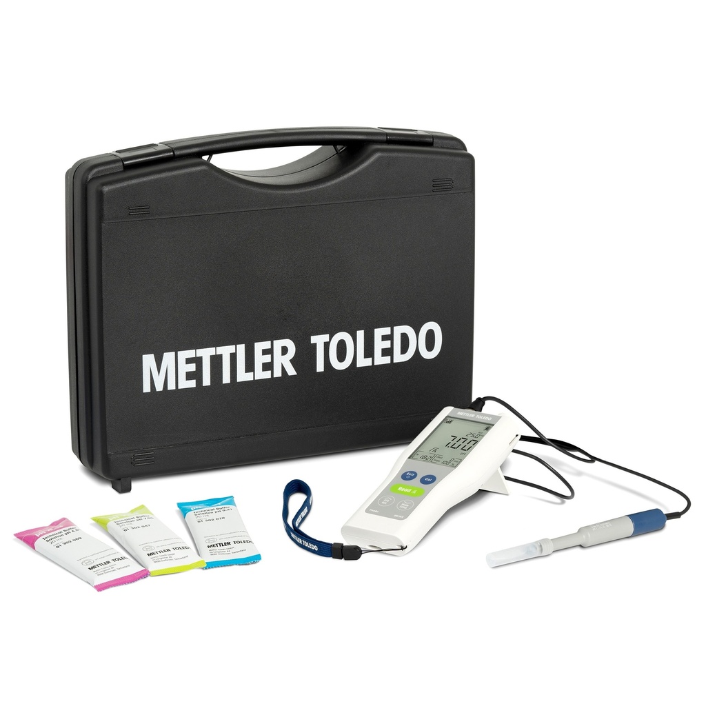 [6280114] pH meter, Mettler-Toledo FiveGo F2-Food-Kit, with case and electrode