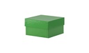 Cryobox, TENAK, 133 x 133 x 75 mm, PP coated cardboard, green