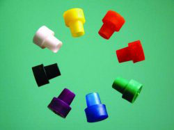 Closing caps for NMR tubes Ø3 mm, blue