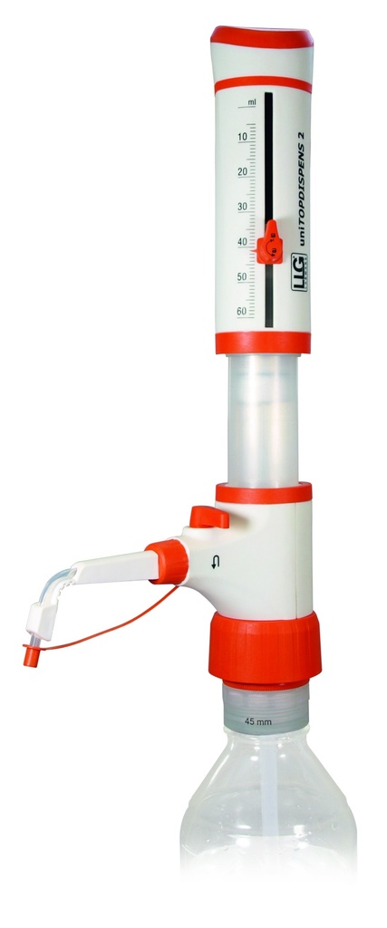 LLG uniTOPDISPENS 2 dispenser, 0,25 - 2,5 ml