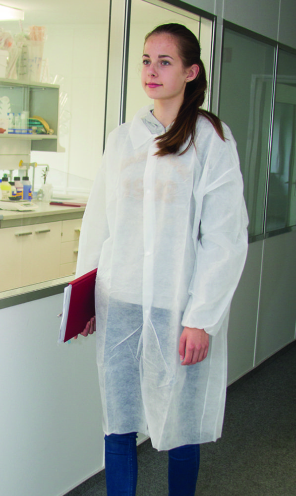 Visitor gown, LLG, uni. Size, 50 pieces