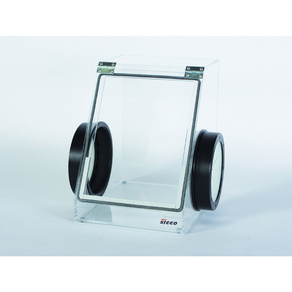 Sicco Mini-Glove Box, clear, PMMA 300x400x400 mm