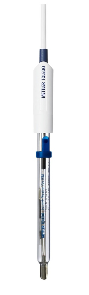 pH electrode, Mettler-Toledo InLab Routine Go-ISM, glass, NTC, BNC/RCA 1,8 m