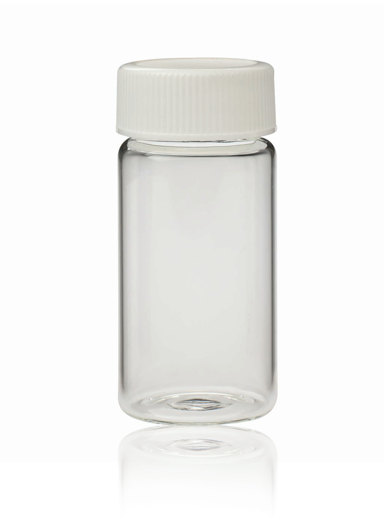 Scintillation vials w. cap, Wheaton, N 24, 20 mL, Ø28 x 61 mm, clear
